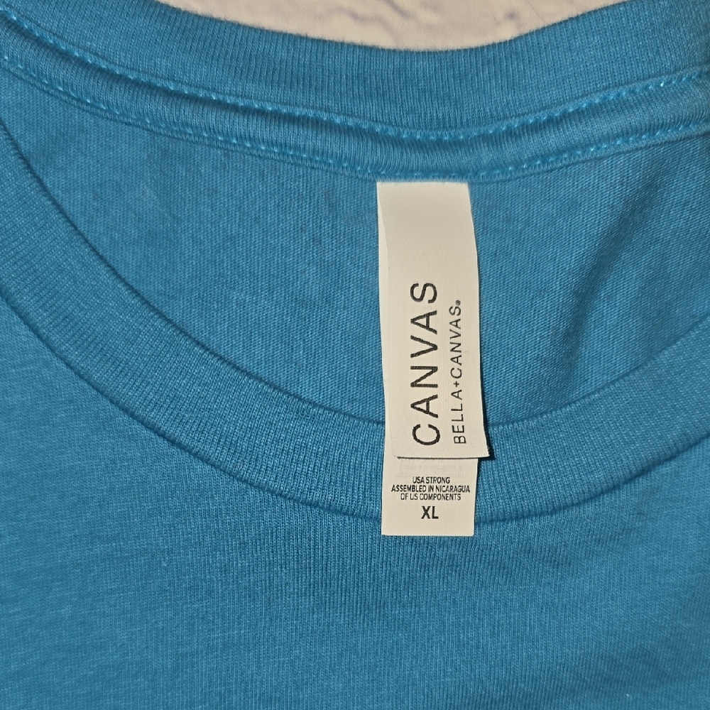 Bridgerton Bella Canvas Blue Graphic T-Shirt - Picture 2 of 5